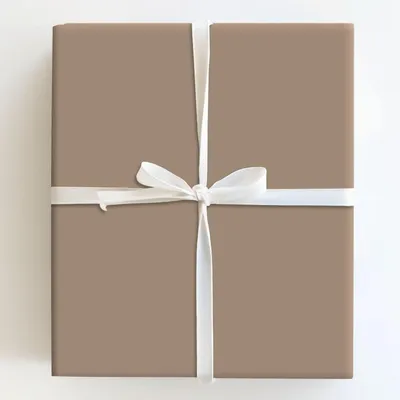 Mocha - Gift Wrap for Christmas, Holidays Wrapping Paper, Christmas Wrapping Paper