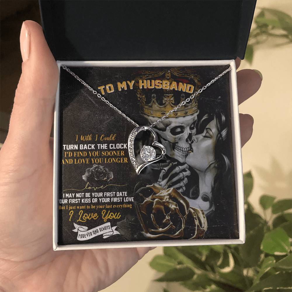 Gift for Husband - I Wanna Be Your Lasts Everything - Forever Love Necklace