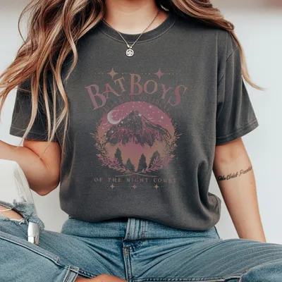 Bat Boys T-Shirt Acotar T-Shirt Oversize T-Shirt Book Lover Apparel Acotar T-Shirt Sarah J Maas Court Of Thorns And Roses Acotar