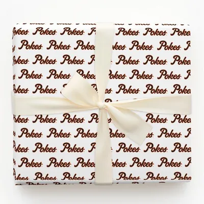Pokes - Gift Wrap for Christmas, Holidays Wrapping Paper, Christmas Wrapping Paper