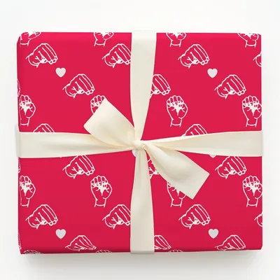 A Sign for Mom - Gift Wrap for Christmas, Holidays Wrapping Paper, Christmas Wrapping Paper