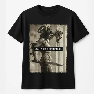 I Will Not Yield To Disrespectful Men T-Shirt Aoc Quote T-Shirt Aoc T-Shirt Liberal Feminist Fdt Protest T-Shirt Resist T-Shirt Women