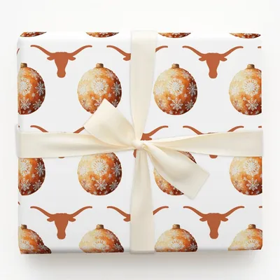Hook ’em Bauble - Gift Wrap for Christmas, Holidays Wrapping Paper, Christmas Wrapping Paper