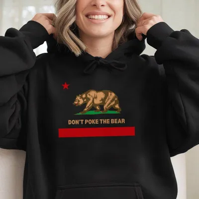 Don T Poke The Bear Hoodie Protest Bear Hoodie Women Men Casual Graphic Cotton Hoodie