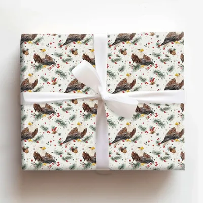 Pinnacle Heights - Gift Wrap for Christmas, Holidays Wrapping Paper, Christmas Wrapping Paper
