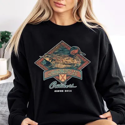 Old Row Hunting Season Graphic Sweatshirt,Unisex Knit For Men And Women,Perfect For Daily Wear And Outdoor Activities,Apparel Made In The Usa