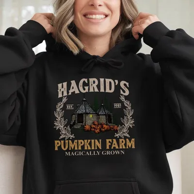 Hagrid S Pumpkin Patch Hoodie Hoodie Hoodie Vintage Fall Hoodie Retro Halloween Hoodie Pumpkin Patch Hoodie Wizard