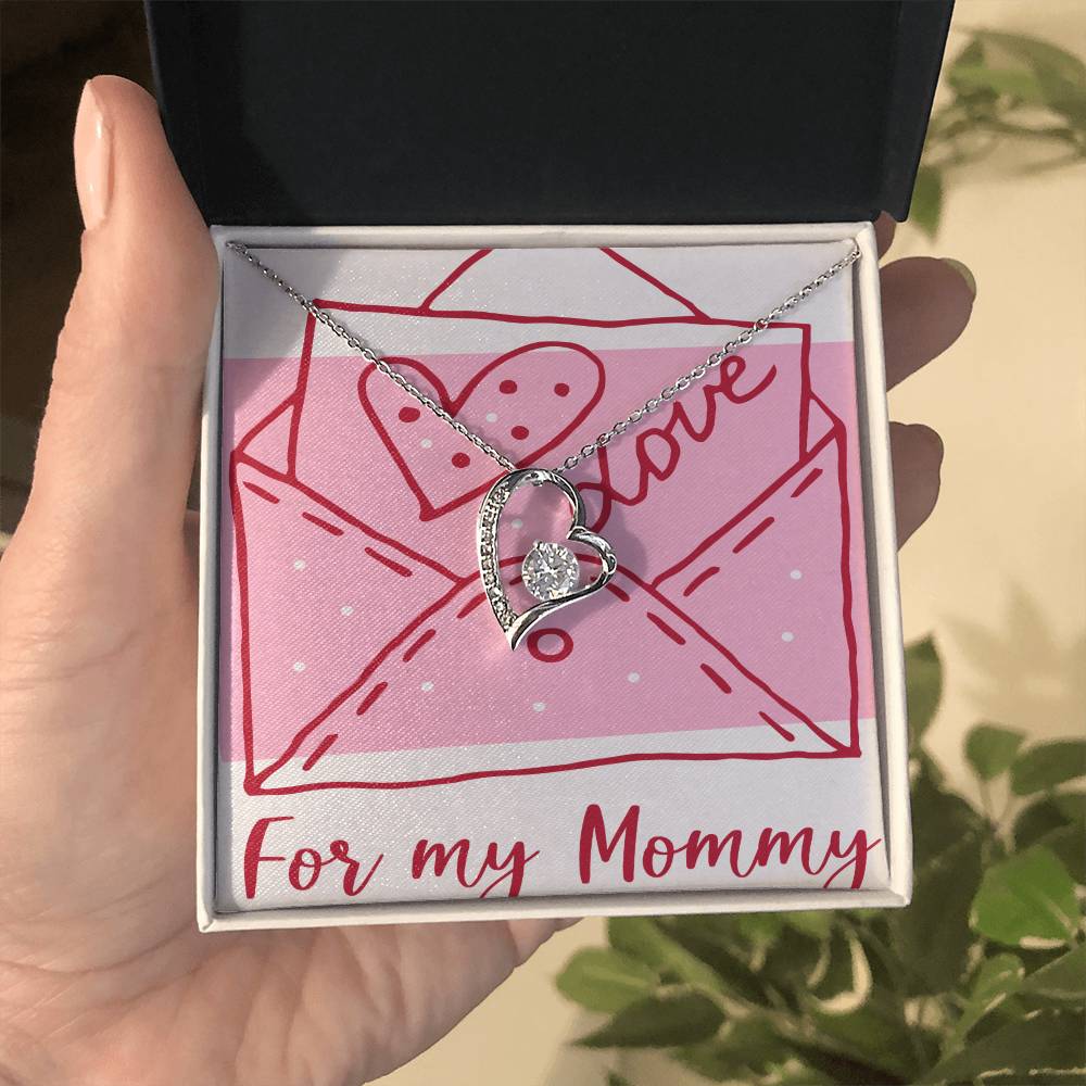 Love for my mommy - heart necklace - Forever Love Necklace