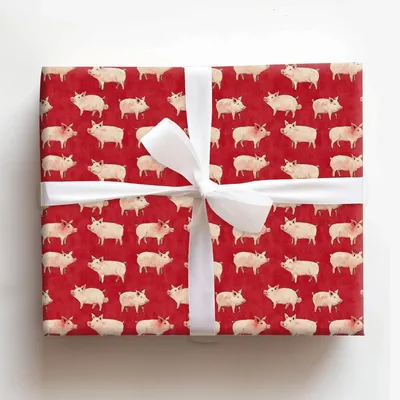 Polished Pig - Gift Wrap for Christmas, Holidays Wrapping Paper, Christmas Wrapping Paper