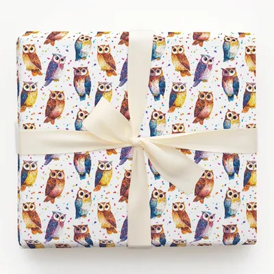 Ruffled Confetti - Gift Wrap for Christmas, Holidays Wrapping Paper, Christmas Wrapping Paper