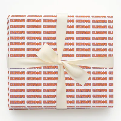 Orange and Purple Pride - Gift Wrap for Christmas, Holidays Wrapping Paper, Christmas Wrapping Paper