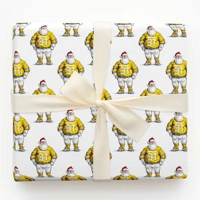 Touchdown Tidings – Iowa - Gift Wrap for Christmas, Holidays Wrapping Paper, Christmas Wrapping Paper