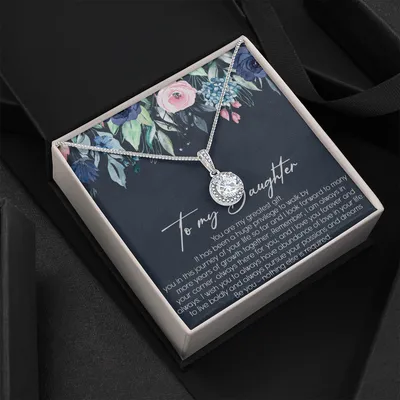 To My Daughter Necklace, Daughter Necklace From Dad, Sentimental Gift Father To Daughter, Stronger Than You Think Necklace - Dad To Daughter Necklace Jewelry Gift Love Dad To Daughter Necklace - Dad Anniversary Gift - Father Daughter Necklace