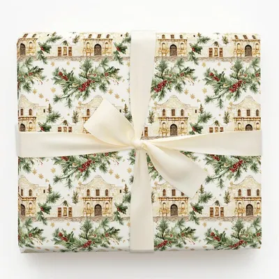 Lasso the Lights - Gift Wrap for Christmas, Holidays Wrapping Paper, Christmas Wrapping Paper