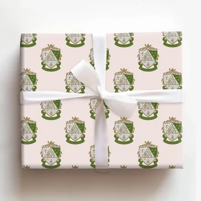 Kappa Delta Seal - Gift Wrap for Christmas, Holidays Wrapping Paper, Christmas Wrapping Paper