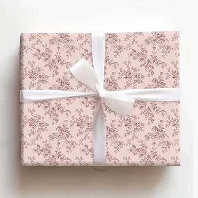 Spring Pink - Gift Wrap for Christmas, Holidays Wrapping Paper, Christmas Wrapping Paper