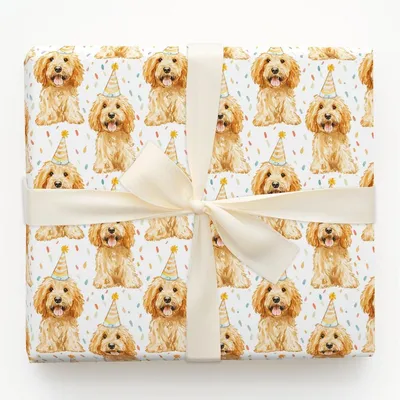 Doodleicious Birthday - Gift Wrap for Christmas, Holidays Wrapping Paper, Christmas Wrapping Paper