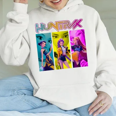 Young Girl'S Boy'S Kpop Demon Hunters Y2k  Graphic Hoodie Huntr X Rumi Zoey Mira Back To School Clothes Girls