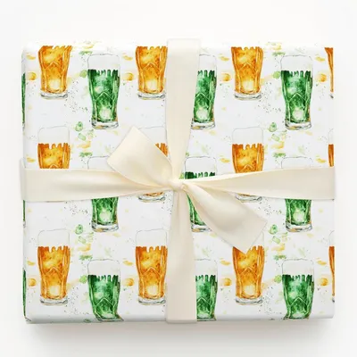 Cork County - Gift Wrap for Christmas, Holidays Wrapping Paper, Christmas Wrapping Paper