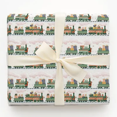 Chug Chug Holidays - Gift Wrap for Christmas, Holidays Wrapping Paper, Christmas Wrapping Paper