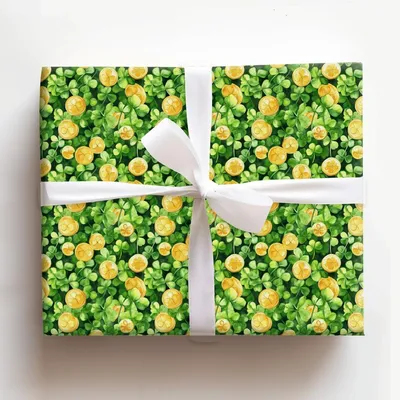 Gold Digger Delight - Gift Wrap for Christmas, Holidays Wrapping Paper, Christmas Wrapping Paper