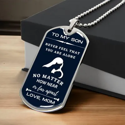 Sonnnn - Army Tag Necklace, Dog Tag