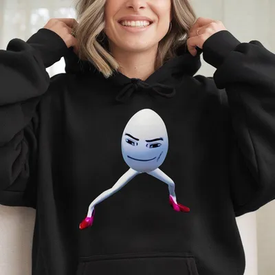 Roblox Egg Kids Adult Hoodie Hoodie Hoodie Run Like A Girl Hoodie Casual Cotton Fit Top Womenswear Clothes Everyday