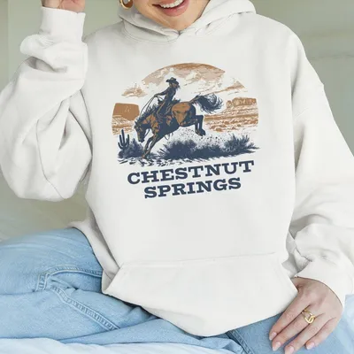 Cowboy Romance Reader Club Hoodie Bookish Cowgirl Hoodie Country Book Lover Hoodie Chestnut Springs Hoodie Bookish Gift