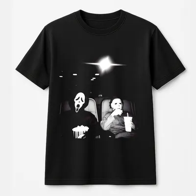 Michael Myers T-Shirt, Halloween Movie T-Shirt, Spooky T-Shirt, Horror Movie T-Shirt Streetwear Casual T-Shirt Graphic T-Shirt Menswear Top