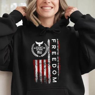 In October We Wear Red Hoodie, October 14th Red Hoodie, Remembrance Ceremony Honoring Charlie Kirk