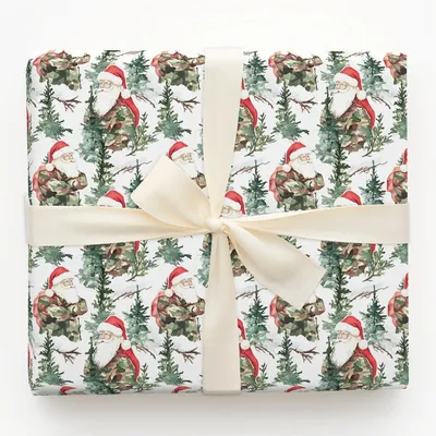 Winter Woods - Gift Wrap for Christmas, Holidays Wrapping Paper, Christmas Wrapping Paper