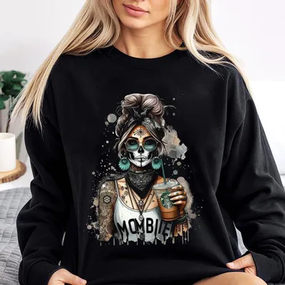Sarcasm Funny Adult Mombie Girl Sweatshirt Attitude Snarky Sarcastic Sayings Sweatshirt