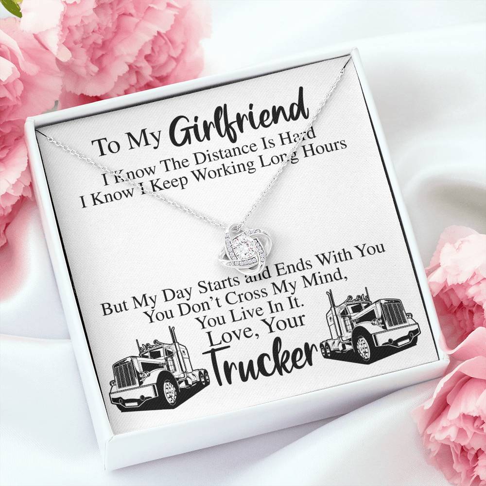 Trucker's Girlfriend - Love Knot Necklace