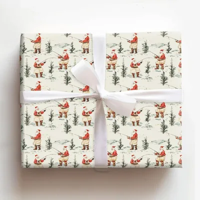 Jolly Jigmaster - Gift Wrap for Christmas, Holidays Wrapping Paper, Christmas Wrapping Paper
