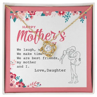 Mother's Day GIFT - We Make Time Fly - the Love Knot Necklace
