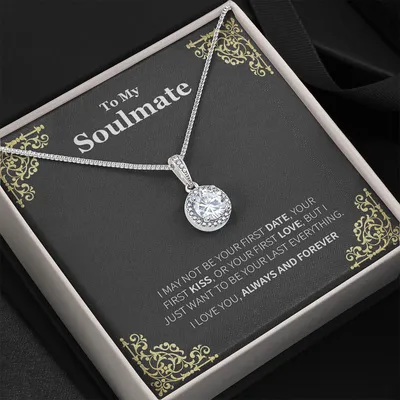 Gift For Soulmate Royal Pattern Love You Always And Forever Eternal Hope Necklace