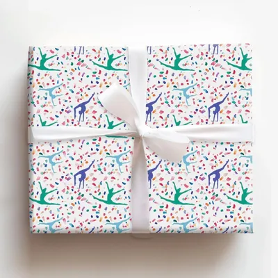 Celebrate Larisa - Gift Wrap for Christmas, Holidays Wrapping Paper, Christmas Wrapping Paper