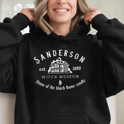 Sanderson Est 1693 Withc Museum Halloween Hoodie Themed Hoodie For Everyone Unisex Graphic Pullover Hoodie