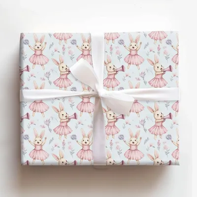 Hare to Cheer - Gift Wrap for Christmas, Holidays Wrapping Paper, Christmas Wrapping Paper