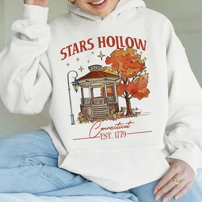 Stars Hollow Connecticut Gilmore Girls Season Hoodie Luke Lorelai Rory Stars Hollow