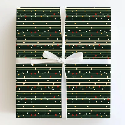 Strut - Gift Wrap for Christmas, Holidays Wrapping Paper, Christmas Wrapping Paper
