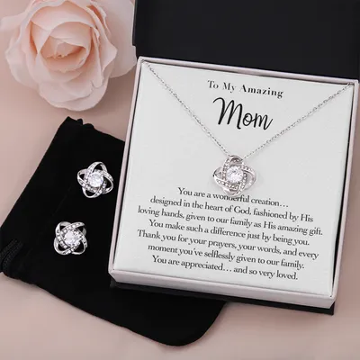 To My Amazing Mom, Necklace For Mom From Daughter, From Son, Mom Birthday, Mother's Day Gift