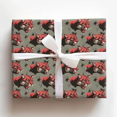 Rusty Paw - Gift Wrap for Christmas, Holidays Wrapping Paper, Christmas Wrapping Paper