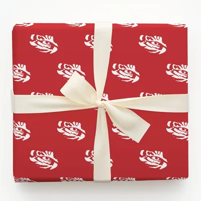 Crimson Tiger - Gift Wrap for Christmas, Holidays Wrapping Paper, Christmas Wrapping Paper