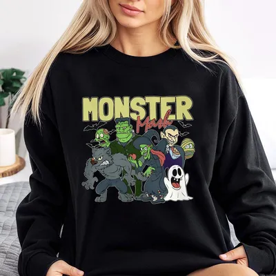 Monster Mash Toddler Sweatshirt Halloween Toddler Sweatshirt Retro Toddler Halloween Sweatshirt Baby Halloween Sweatshirt