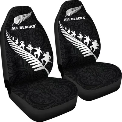 New Zealand Maori Haka Fern Car Seat Covers