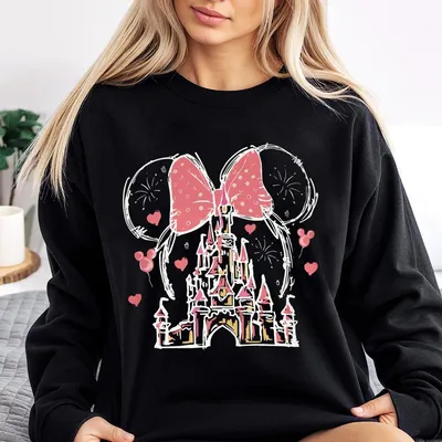 Princess Castle Minnie Sweatshirt Magic Kingdom Sweatshirt Princess Castle Sweatshirt 181943