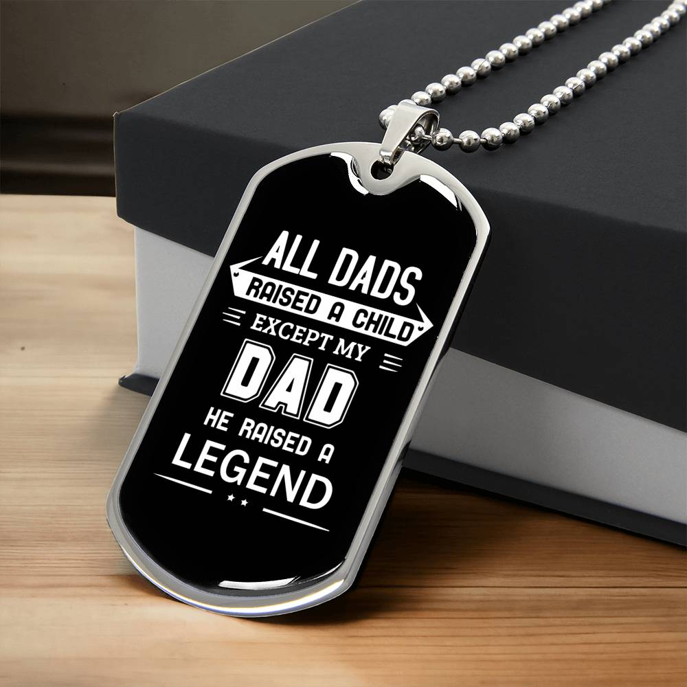 Father's Day Gift For Dad, Custom Dog Tag Necklace For Dad, - Army Tag Necklace, Dog Tag
