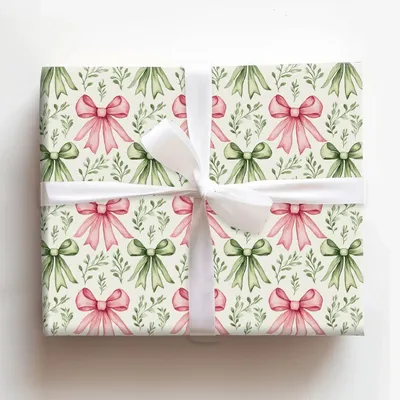 Knot Without Mom - Gift Wrap for Christmas, Holidays Wrapping Paper, Christmas Wrapping Paper