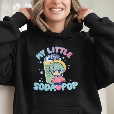 Kpop Demon Hunters Y2k Youth Hoodie Funny Soda Pop Hoodie My Little Soda Pop Hoodie Cute Anime Graphic Hoodie For Boys